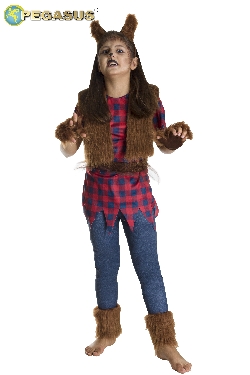 LICANTROPO BAMBINA DI HALLOWEEN